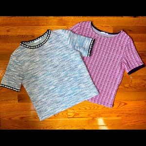 Zara Short Sleeve Blouses -Size Medium (2 for 1)